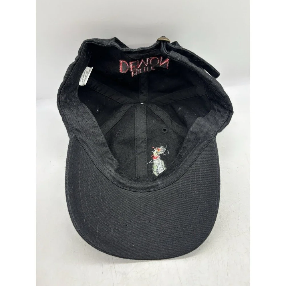 Little Demon FX Hulu Promo Hat Black Cotton Lizard Bowtie Dad Cap Adjustable